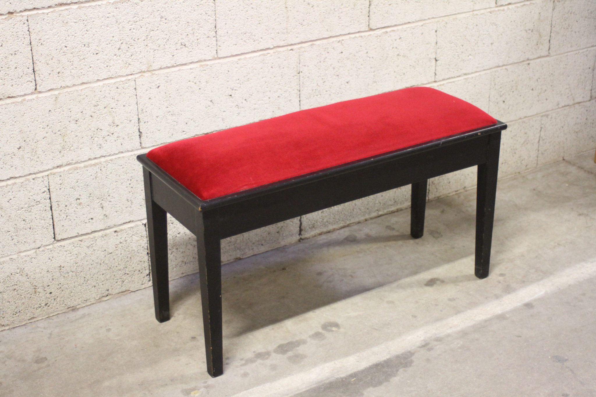 Banquette de piano avec coffre